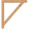 Ekena Millwork Traditional Arts & Crafts Smooth Bracket, Western Red Cedar, 3 1/2"W x 36"D x 40"H BKT04X36X40TRA03SWR - alternate 3